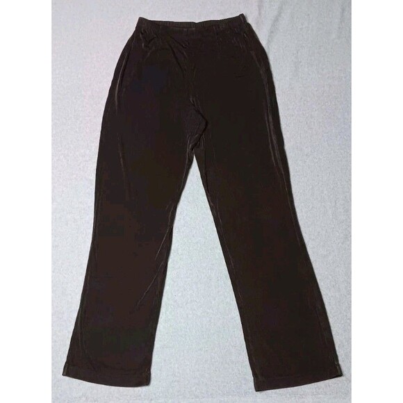 Chico's Pants - Chicos Travelers Slinky Pants Womens Size 1 Chocolate Brown Travelers Collection